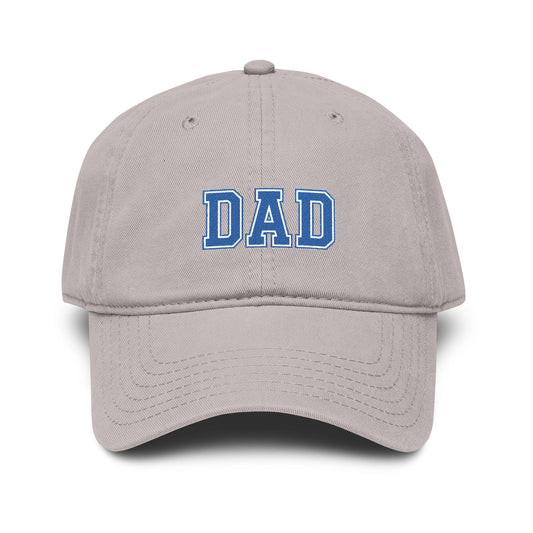 Dad Embroidered Washed Baseball Cap Hats Printify One size Gray