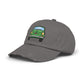 Distressed Cap — Retro Green Car Graphic Hat Hats Printify