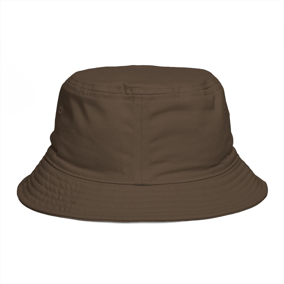 Schrute Farms Bucket Hat — Brown Retro Logo Farmwear Hats Printify