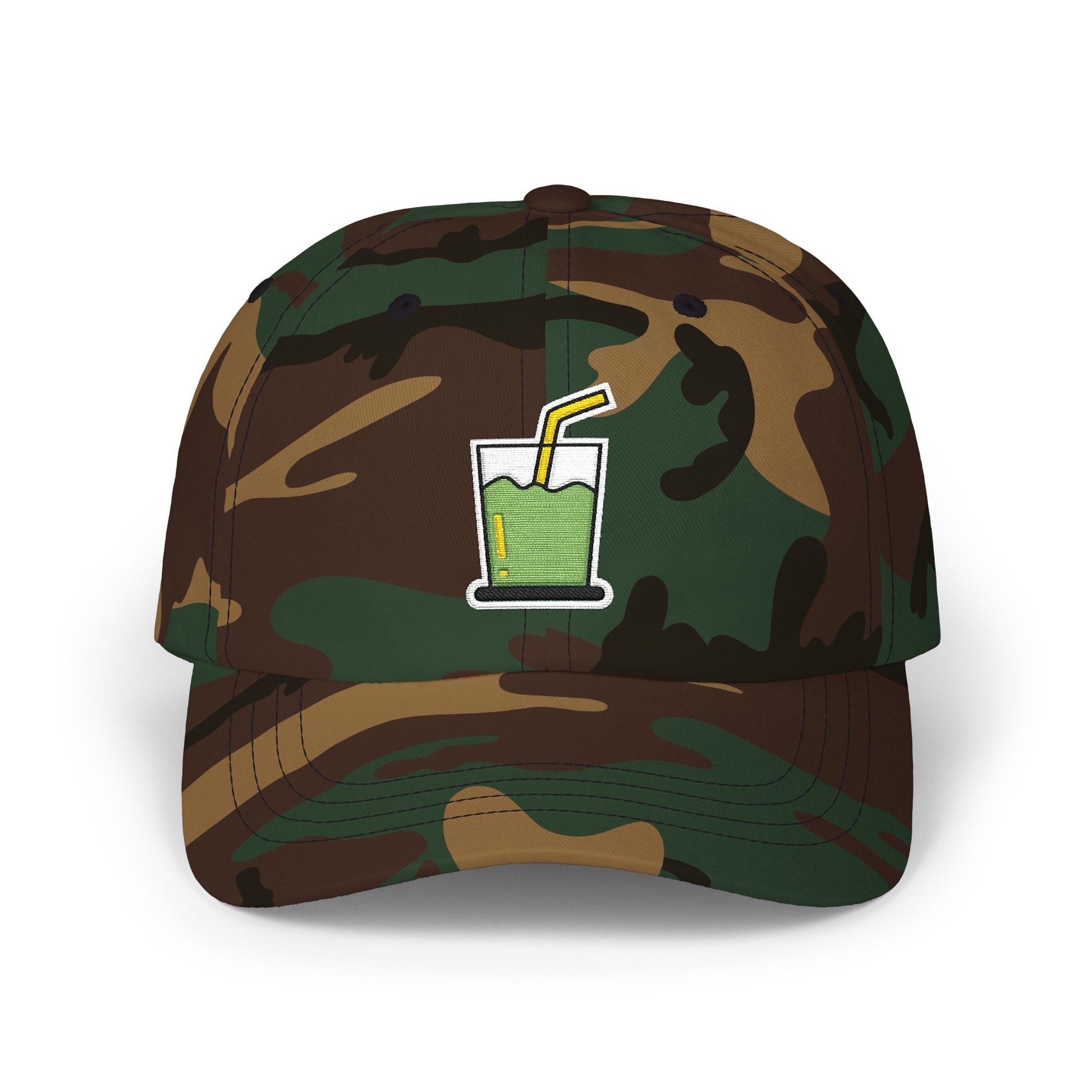 Classic Dad Cap Hats Printify Green Camo One size