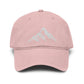 Washed Mountain Embroidered Baseball Cap Hats Printify One size Dusty Rose