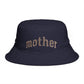 Mother Embroidered Bucket Hat — Cozy Retro Mom Statement Hat