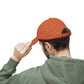 Distressed Surf Cap — "Filthy Flamingo Surf Gang" Embroidered Patch Hat