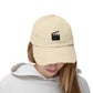 Distressed Black Baseball Cap — Vintage Ripped Dad Hat Hats Printify