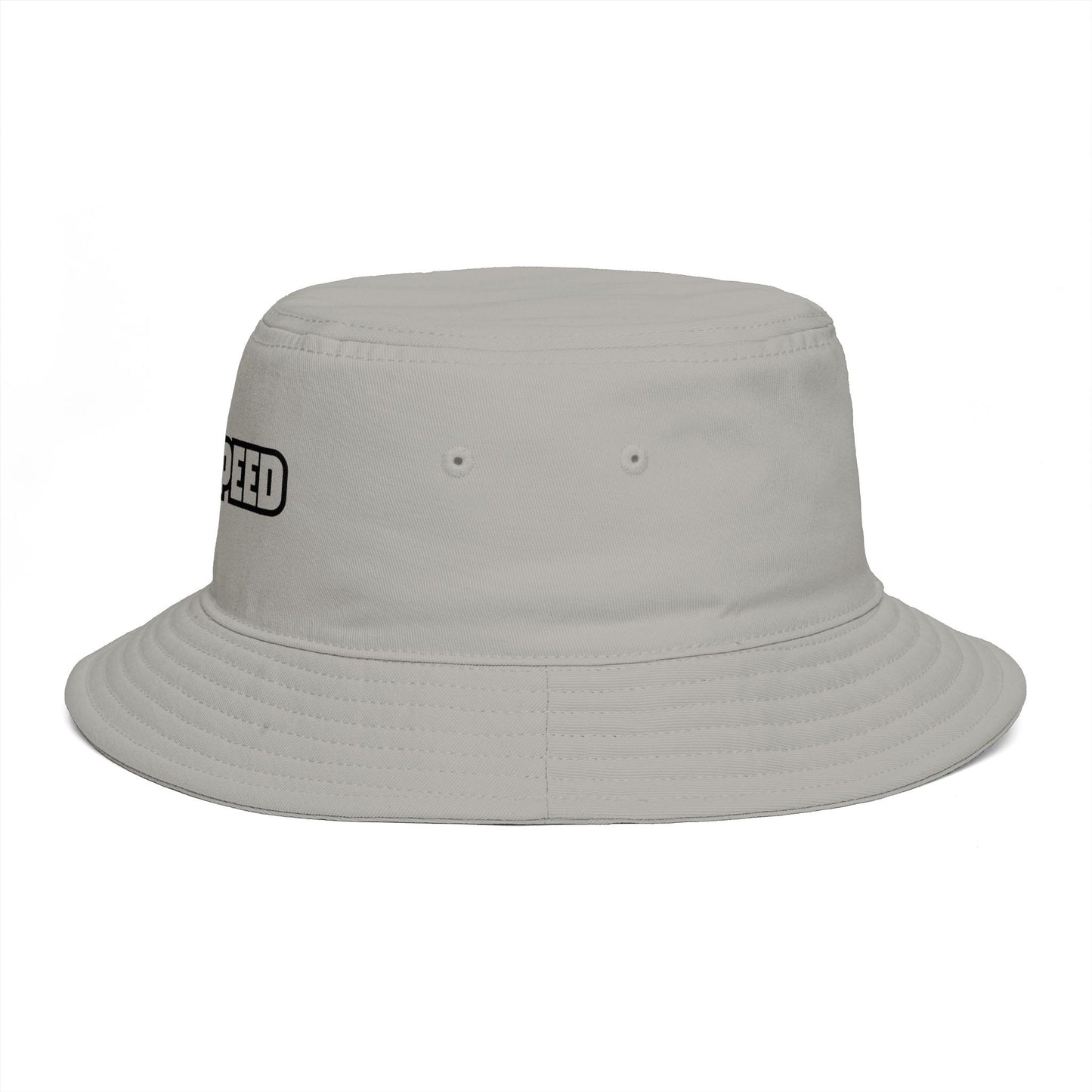 Godspeed Bucket Hat — Retro Script Embroidered Brown Sun Hat Hats Printify