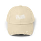 Hustle Distressed Cap Hats Printify Stone One size
