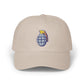 Grenade Embroidered Dad Cap — Military Inspired Retro Patch Hat Hats Printify Stone One size