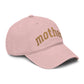 Mother Glitter Washed Baseball Cap — Sparkle Mom Hat for Mother's Day & Gifts