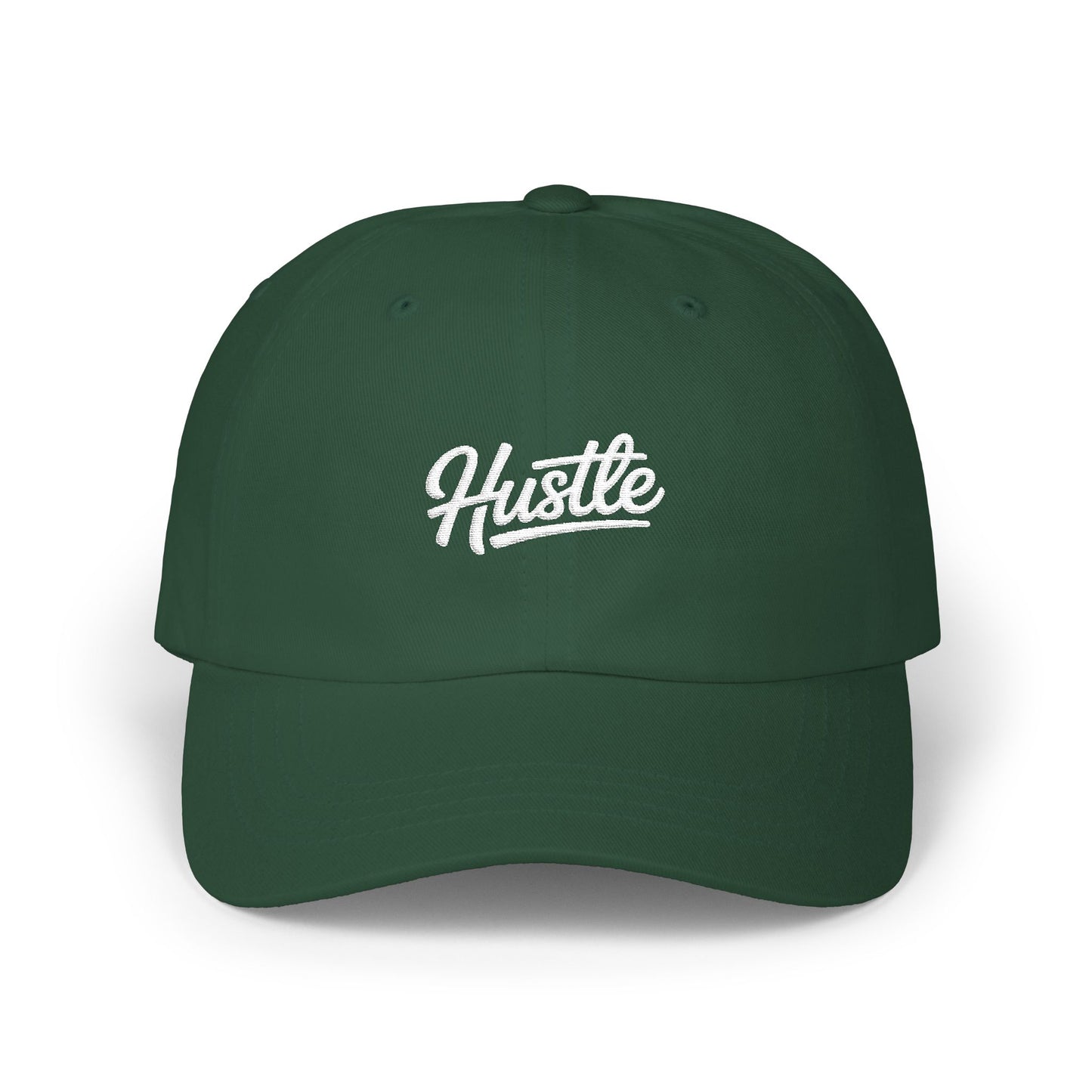 Classic Dad Cap – Minimal Script Embroidered Baseball Hat Hats Printify Spruce One size