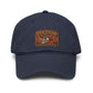 Stetson Skull Patch Baseball Cap — Vintage American Heritage Washed Hat Hats Printify One size Navy