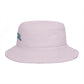Coastal Bucket Hat — Brown Beach Sun Hat with 'COASTAL' Retro Text