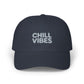 Dad Cap — "Chill Vibes" Embroidered Baseball Hat Hats Printify Navy One size