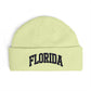 Florida Cuff Beanie - Embroidered Collegiate Knit Hat Hats Printify