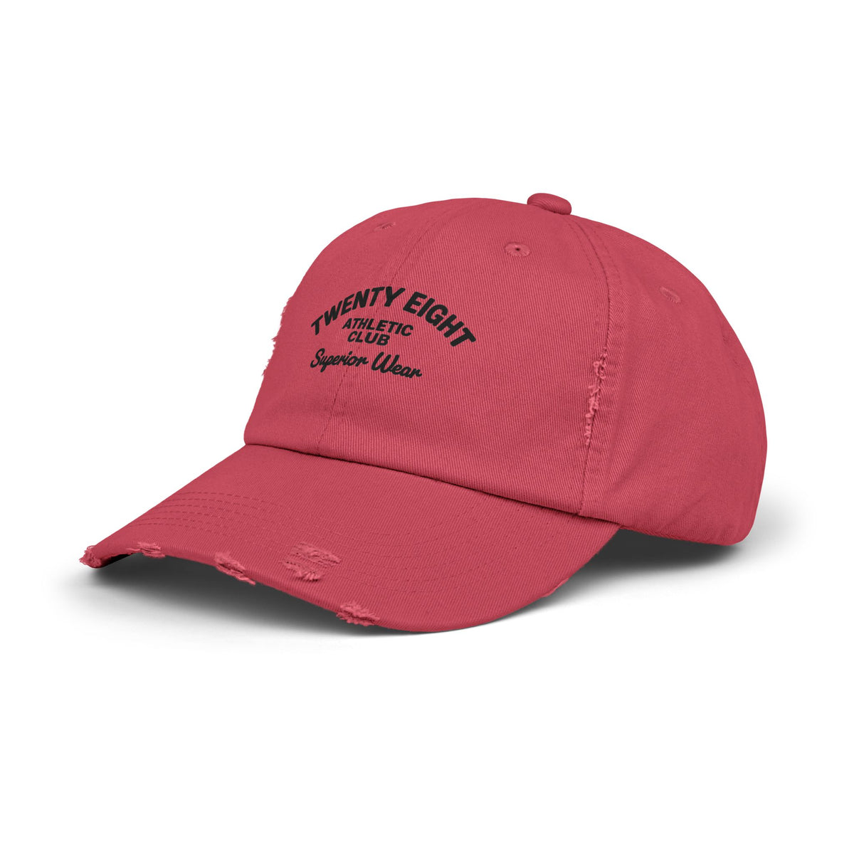 Distressed Baseball Cap — "Twenty Eight" Vintage Embroidered Dad Hat