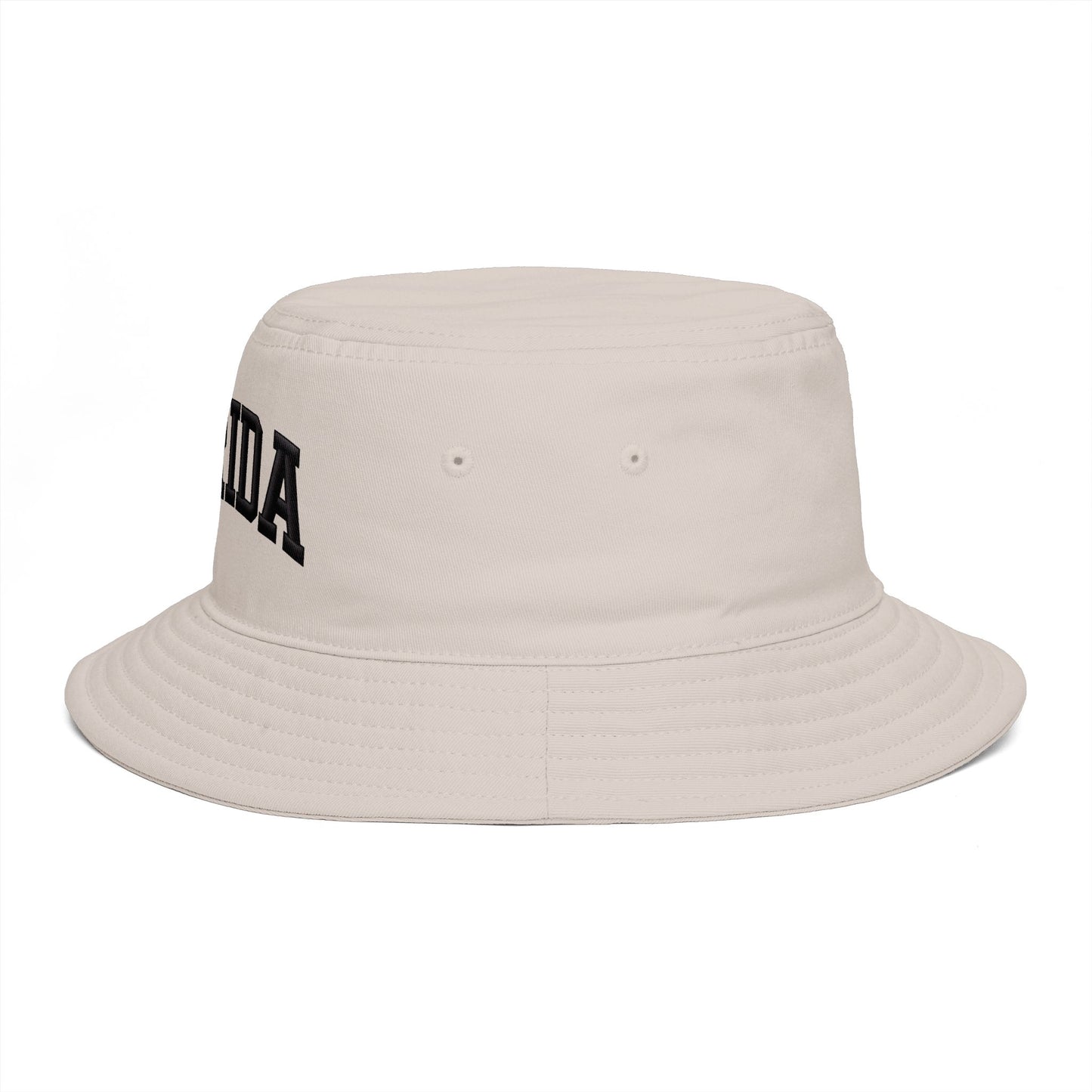 Florida Embroidered Bucket Hat — Retro Collegiate Sun Hat Hats Printify