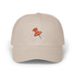 Embroidered Pushpin Dad Cap – Minimal Retro Office Hat Hats Printify Stone One size