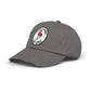 Distressed Surf Cap — "Filthy Flamingo Surf Gang" Embroidered Patch Hat