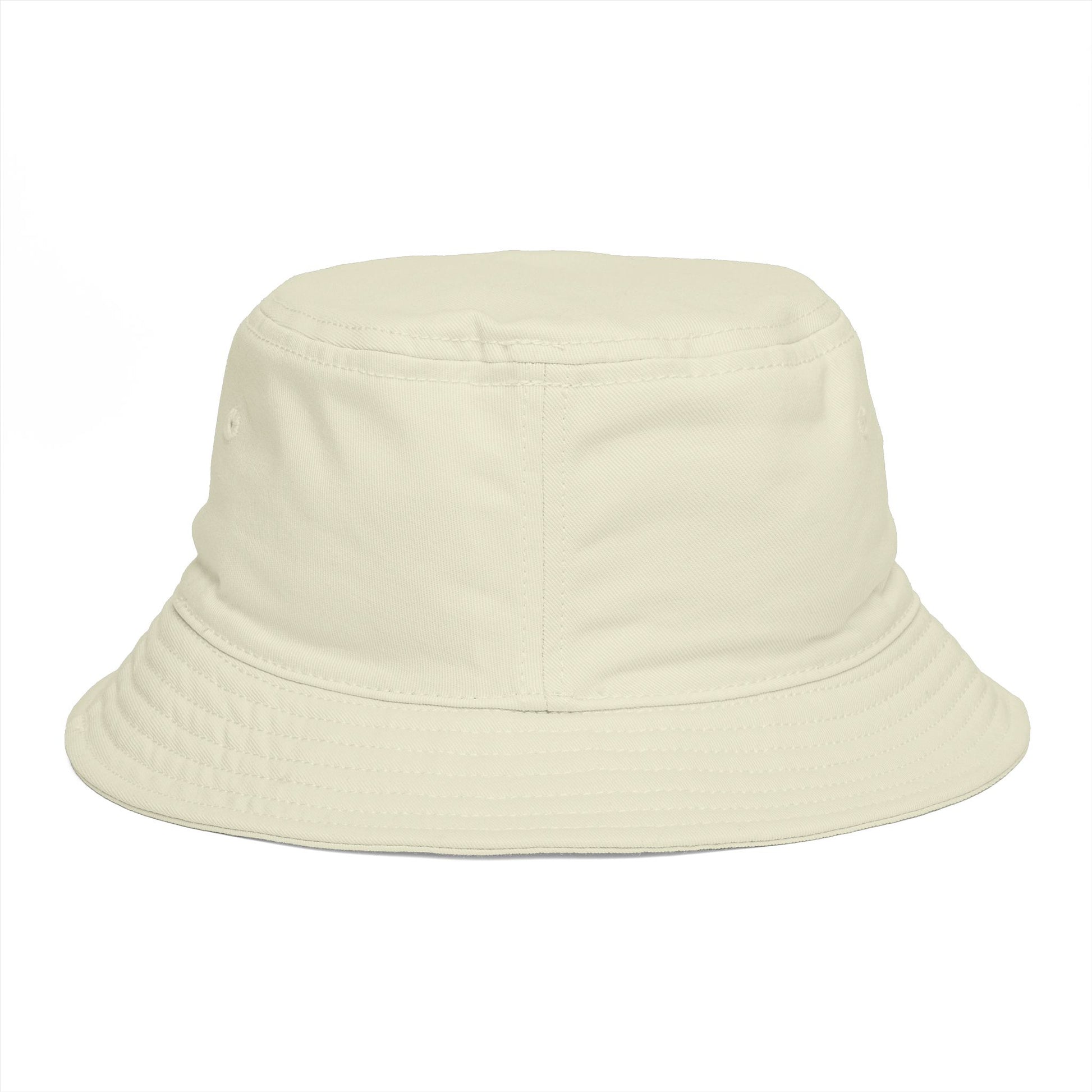 Flamingo Embroidered Bucket Hat — Brown Tropical Summer Sun Hat Hats Printify