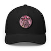 "YES, I Can Drive Stick" Pink Western Hat Patch Snapback Trucker Cap Hats Printify Circle One size Black / Black patch