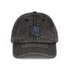 Vintage Embroidered Cap — Starry Night Patch Hats Printify One size Black