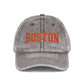 Vintage Embroidered Cap — Retro Sunset Patch Baseball Hat Hats Printify One size Charcoal Grey