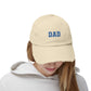 Distressed 'DAD' Baseball Cap - Vintage Dad Hat, Father's Day Gift Hats Printify