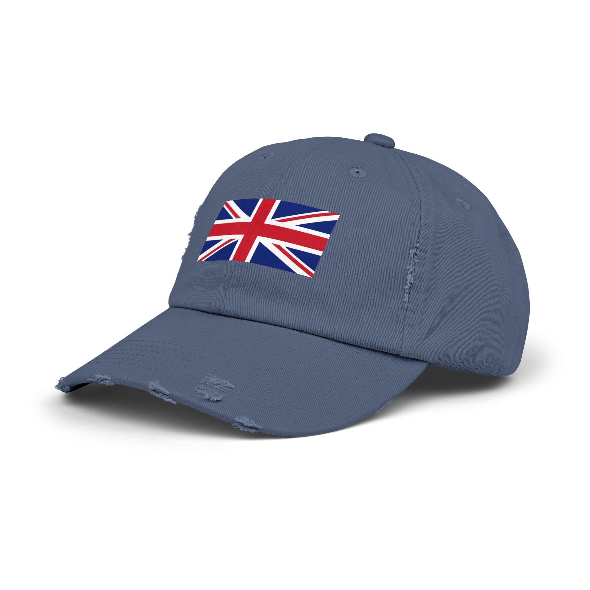 Distressed Union Jack Cap — British Flag Baseball Hat Hats Printify