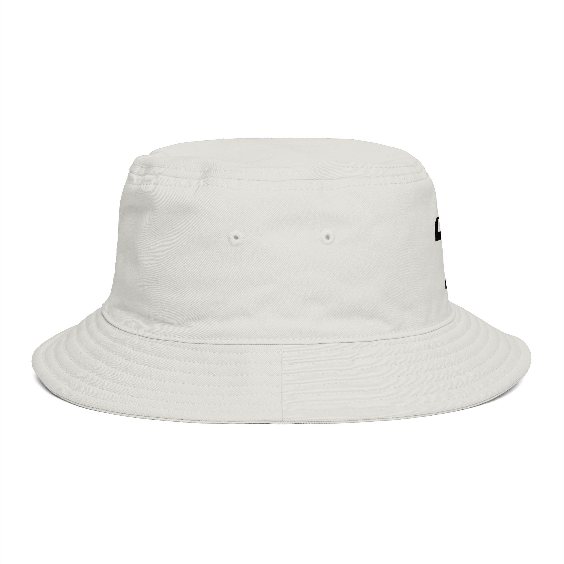 Christian Cross Bucket Hat — Minimal Faith Brown Sun Hat Hats Printify
