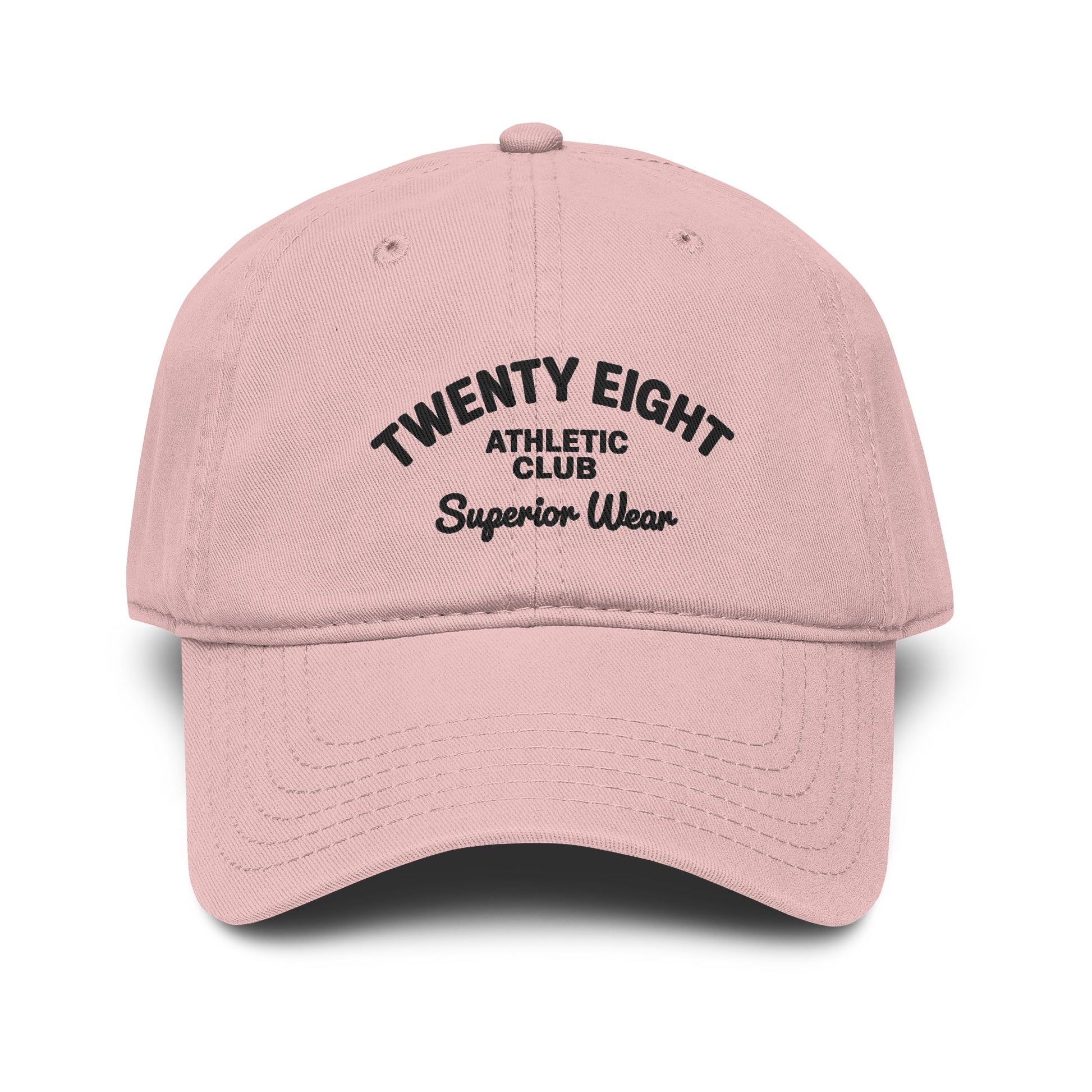Garment Washed Baseball Cap Hats Printify One size Dusty Rose
