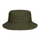 Smiley Drip Bucket Hat — Retro Melted Smile Face Sun Hat