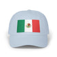 Mexico Flag Dad Cap — Embroidered Mexican Flag Baseball Hat Hats Printify Light Blue One size