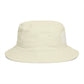 Hustle Embroidered Bucket Hat — Retro Script Streetwear Cap