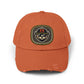 Unisex Distressed Cap Hats Printify Burnt Orange One size