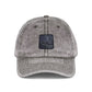 Vintage Embroidered Cap — Starry Night Patch Hats Printify One size Charcoal Grey