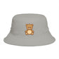 Teddy Bear Bucket Hat — Cute Brown Plush Toy Graphic Sun Hat Hats Printify One size Storm