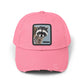 Unisex Distressed Cap Hats Printify True Pink One size