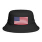 American Flag Bucket Hat — Patriotic USA Embroidered Sun Hat
