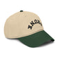 Washed Baseball Cap with 'DRUNK' Embroidered Arch – Vintage Distressed Dad Hat