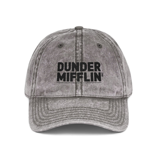 Vintage Cap (Embroidery) Hats Printify One size Charcoal Grey