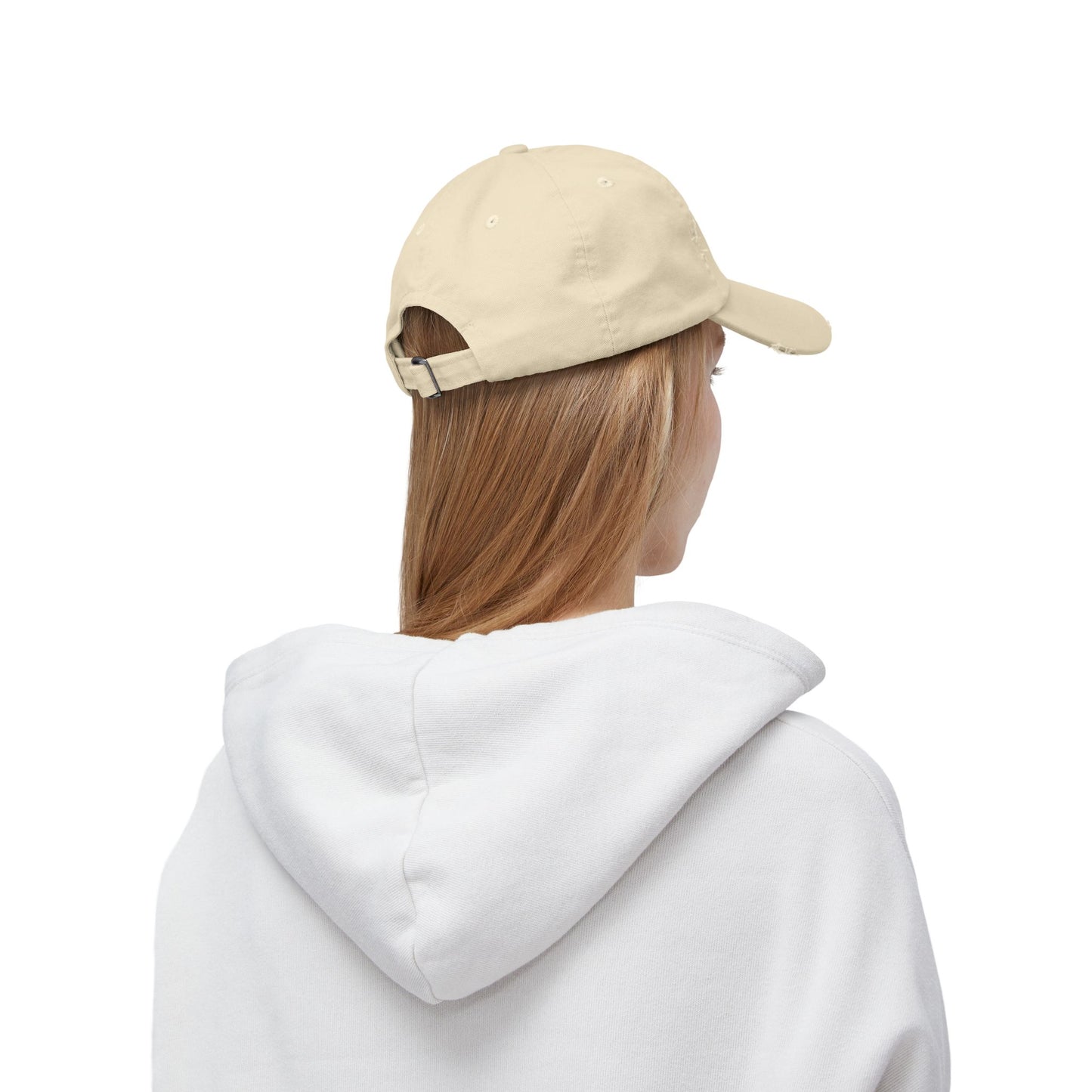 Texas Distressed Baseball Cap — Vintage Script Embroidered Hat