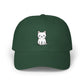 Cute Kitty Embroidered Dad Cap Hats Printify Spruce One size
