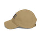 Dad Cap with Embroidered '130' Patch – Classic White Baseball Hat Hats Printify