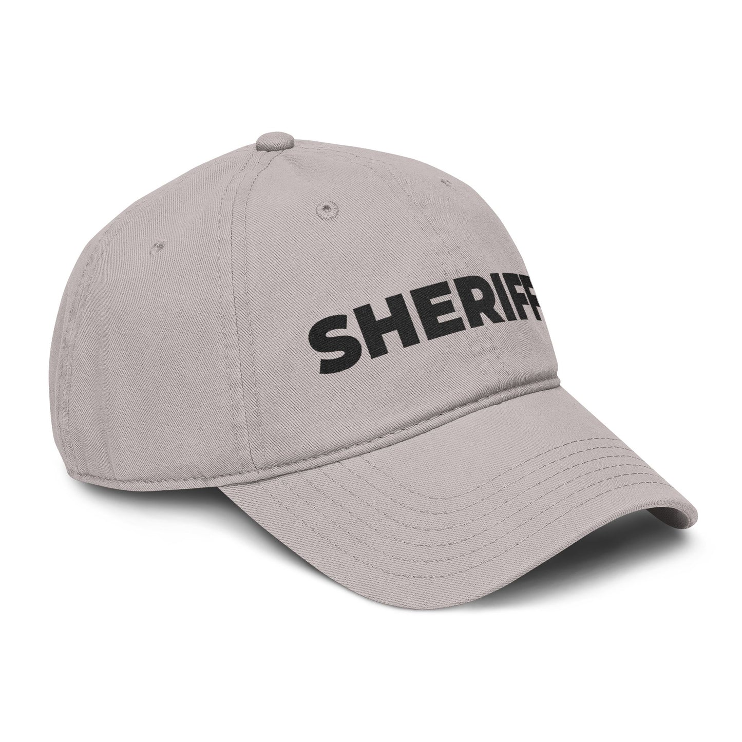 Sheriff Floral Embroidered Baseball Cap Hats Printify