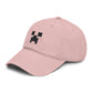 Pixel Creeper Face Cap | Washed Baseball Cap Hats Printify