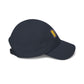Dad Cap with Embroidered '130' Patch – Classic White Baseball Hat