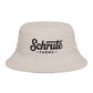 Schrute Farms Bucket Hat — Brown Retro Logo Farmwear Hats Printify One size Bone