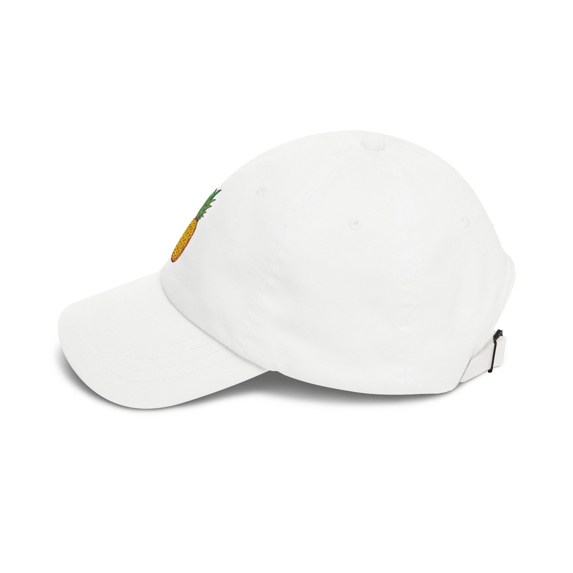 Pineapple Embroidered Dad Cap — Tropical Pineapple Baseball Hat Hats Printify