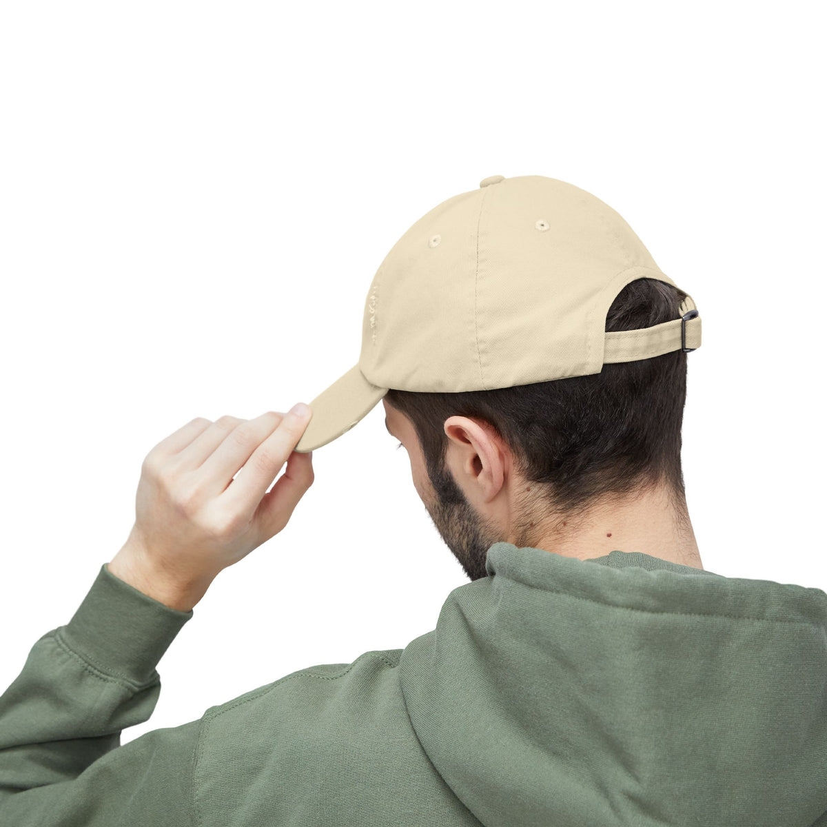Texas Distressed Baseball Cap — Vintage Script Embroidered Hat