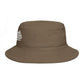 Hustle Embroidered Bucket Hat — Retro Script Streetwear Cap Hats Printify