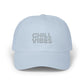 Dad Cap — "Chill Vibes" Embroidered Baseball Hat Hats Printify Light Blue One size